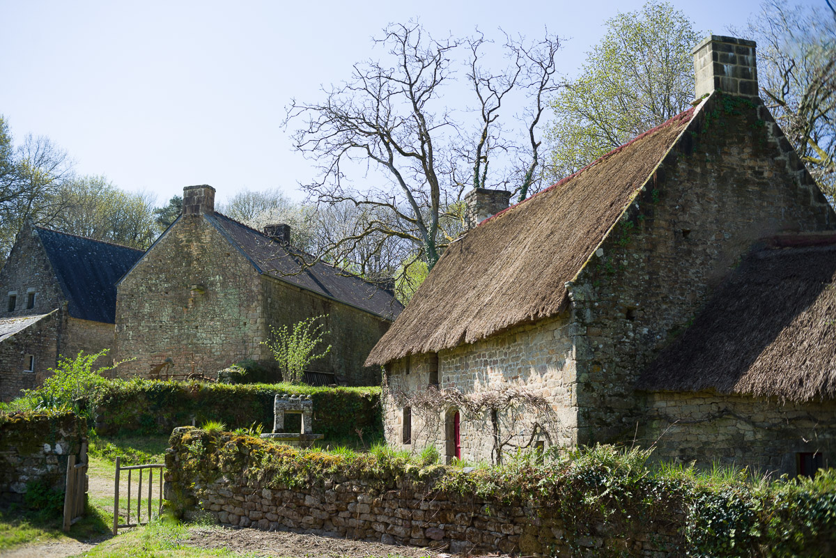 Écomusée de Saint-Dégan à Brec'h : Chaumières